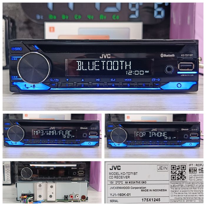 Процесорний JVC kd-bt /Bluetooth