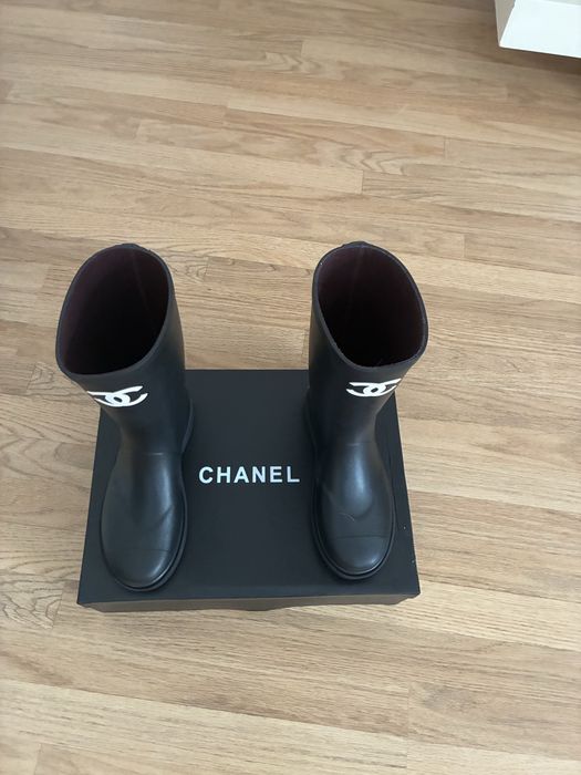 CHANEL botas para chuva