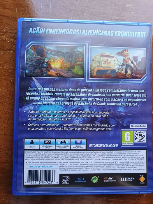 Ratchet and clank ps4 Como novo
