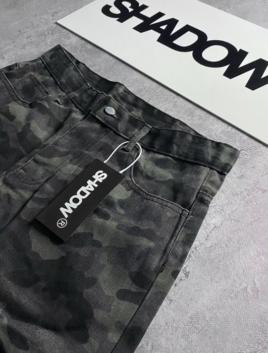 Baggy jeans Army | Камуфляжні широкі джинси sk8 y2k opium type rap ск8