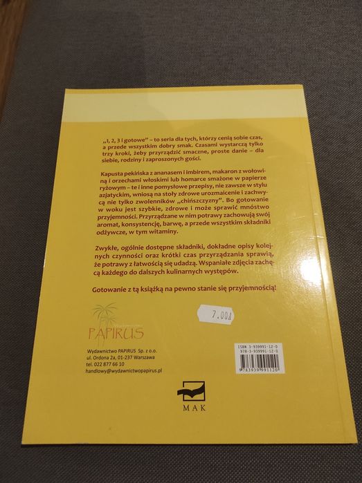 Książka kucharska "WOK"