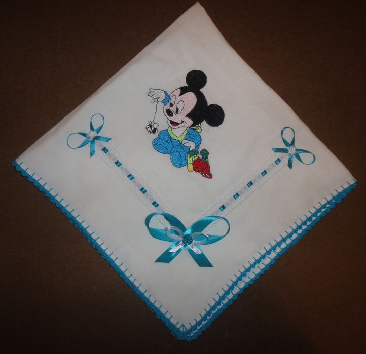 Embroidered Diaper "Mickey Mouse"