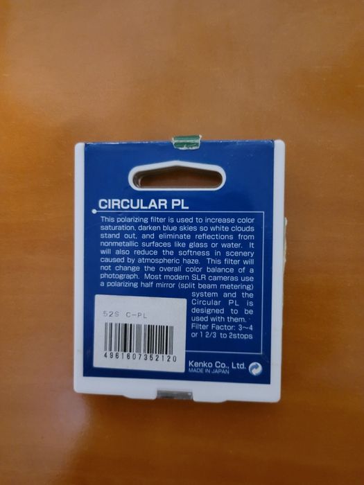 Kenko Circular PL Filter 52mm64738026044289121