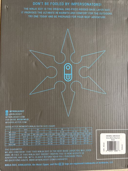 Термобілизна жіноча Ninja Suit Меринос, розмір XS