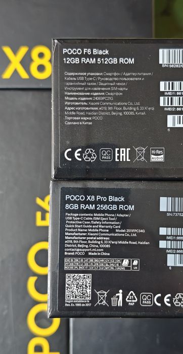 XIAOMI POCO F6 12/512GB Black