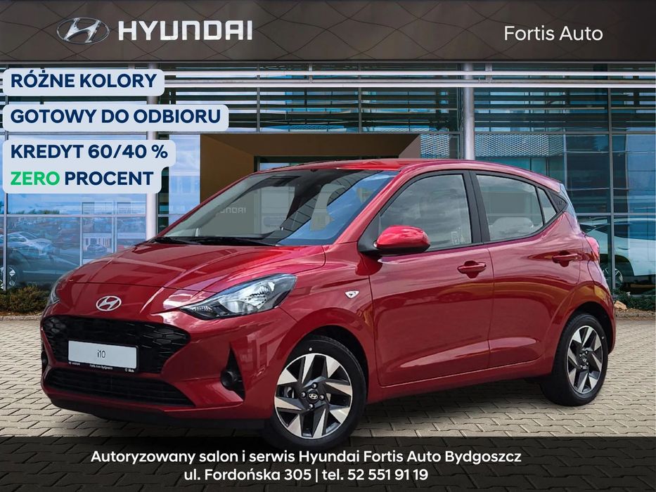 Hyundai i10 Hyundai i10 1.2 MPI 79KM Modern + Comfort| 5 Kolorów| Kamera| Od ręki