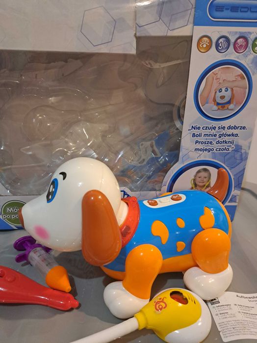 Chory Piesek interaktywna zabawka, w oryginalnym pudełku.