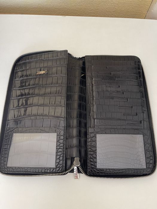 Клатч мужской Zilli(кожа крокодила).