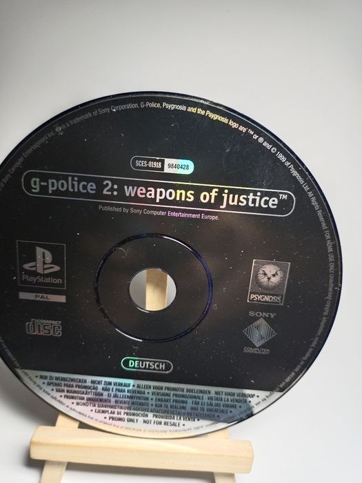 G-Police 2: Weapons of justice Ps1 Psx Wydanie Promo