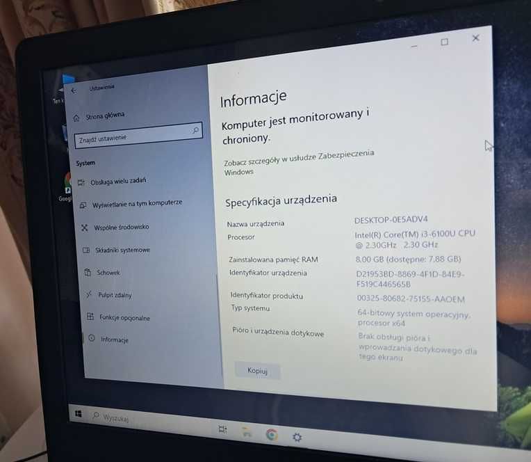 Notebook Lenovo IdeaPad 110-15ISK 15,6" 8GB