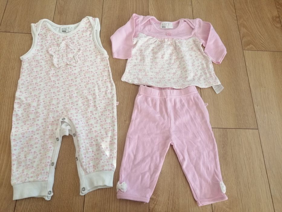 Zestaw,Śpiochy, kaftanik, półśpiochy,bluzeczka,spodnie 68-komplet