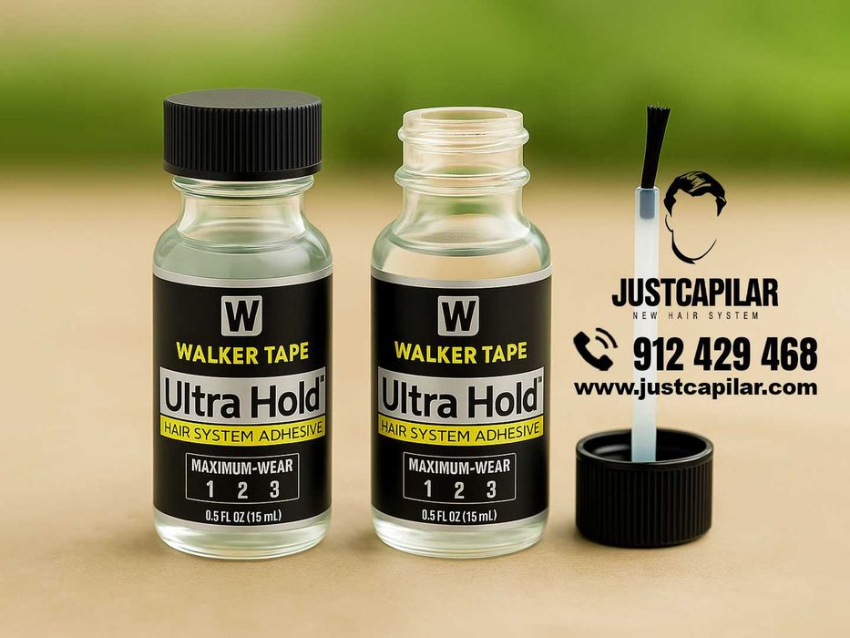 Ultra hold, Cola Walkertape para próteses capilares, 15ml - Próteses Capilares HD Premium | Justcapilar - Lisboa e Aveiro