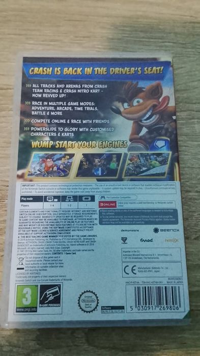 Jogo Nintendo switch