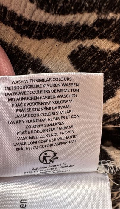 Nowa sukienka L wzór zebra nie wymaga prasowania