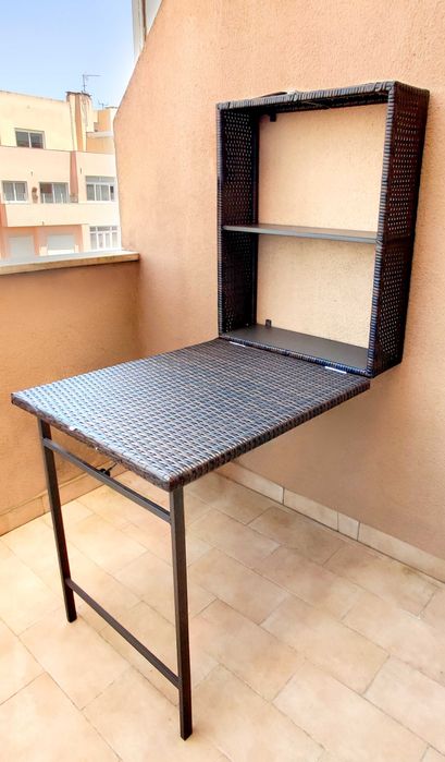 Mesa de parede dobrável