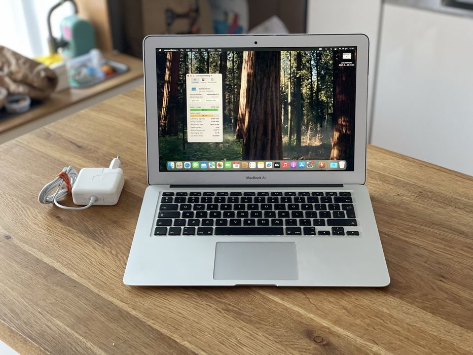 Zadbany apple MacBook air 13” bateria 84%