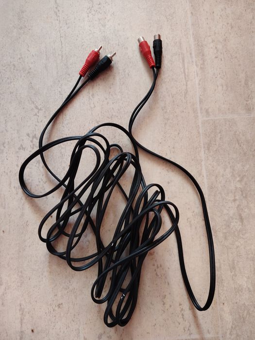 Kabel audio RCA (cinch) stereo – przedłużacz 2x2