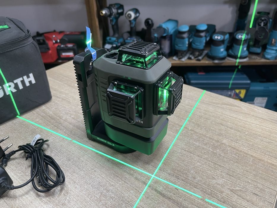 Wurth MLPG 22 Green / 3D лазерний рівень Вюрт. Зелений промінь