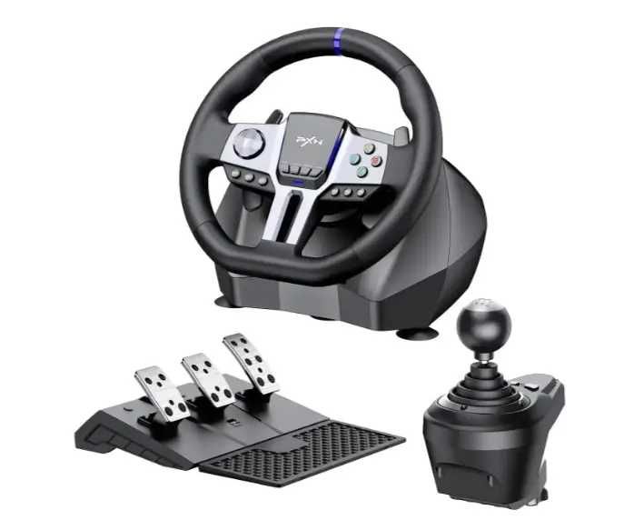 Ігрове кермо PXN V9 GEN2 реалістичні перегони PS4, PS3, Xbox X|S, ПК
