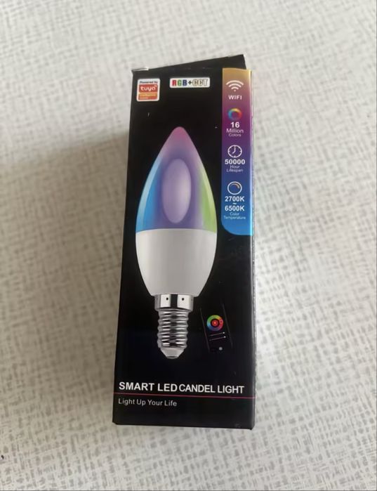 Wifi-Rgb e14 лампочка розуний дім