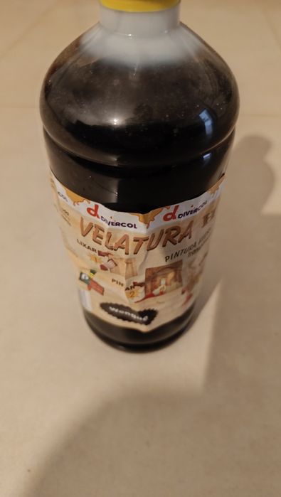 1L velatura cor wengue e castanho-mel para móveis