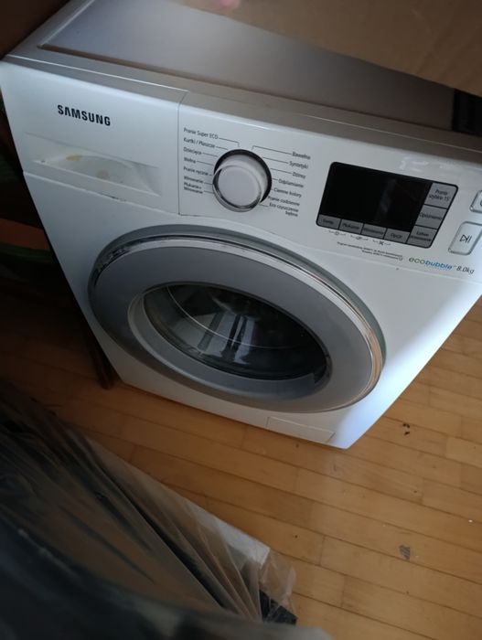 pralka Samsung 8 kg Ecobubble wsad bardzo pilnie sprzedam