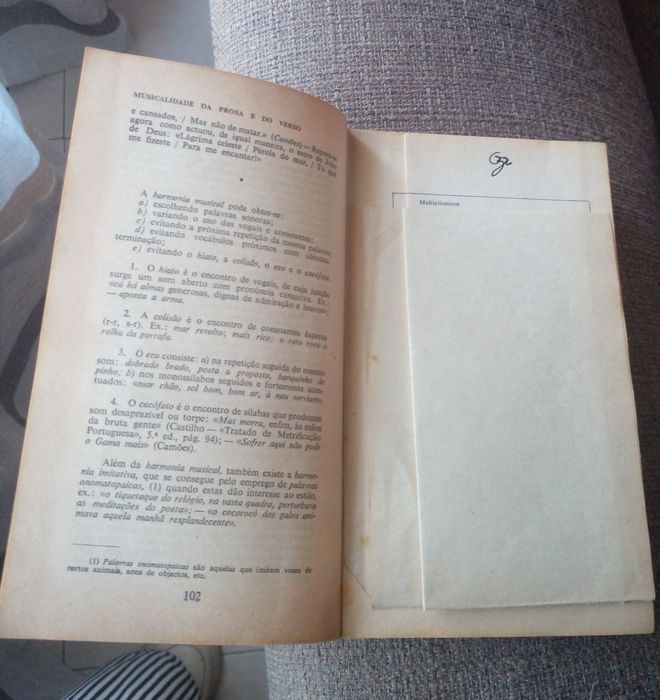 Prontuário Ortográfico antigo (ano de 1962) 5°Edição