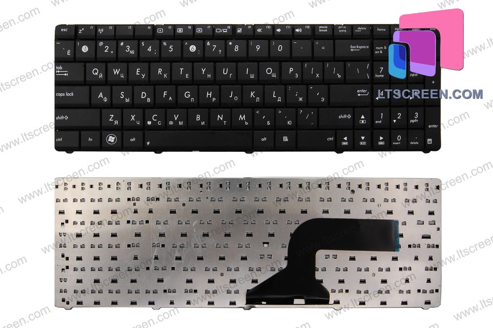 Клавиатура Asus K52 K53S K72 G60 G51 G53 UL50 F50 N53 версия Черная RU