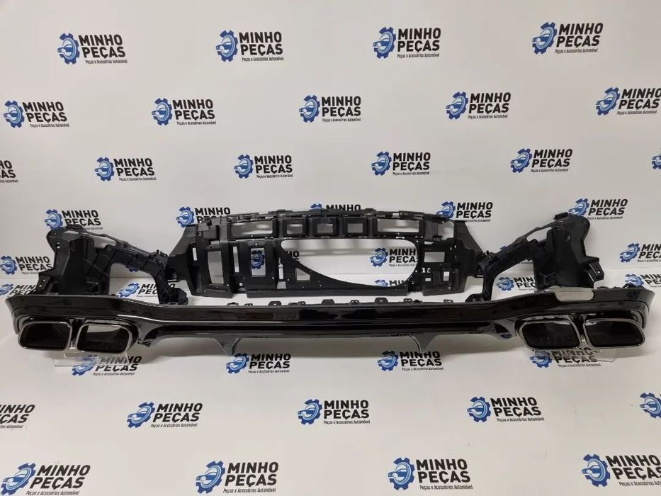 Difusor Traseiro Mercedes Class E(W213)Look E63 AMG(Ponteiras Pretas)