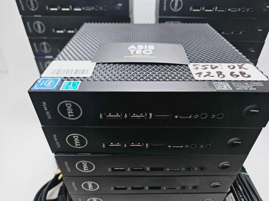 DELL WYSE 5070 неттоп міні ПК Intel 4105/8GB DDR4/SSD 128GB USFF офіс