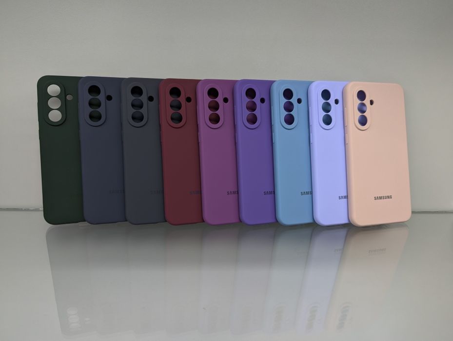 Топ! Samsung A56 Премиум софт тач с логотипом чехол чохол