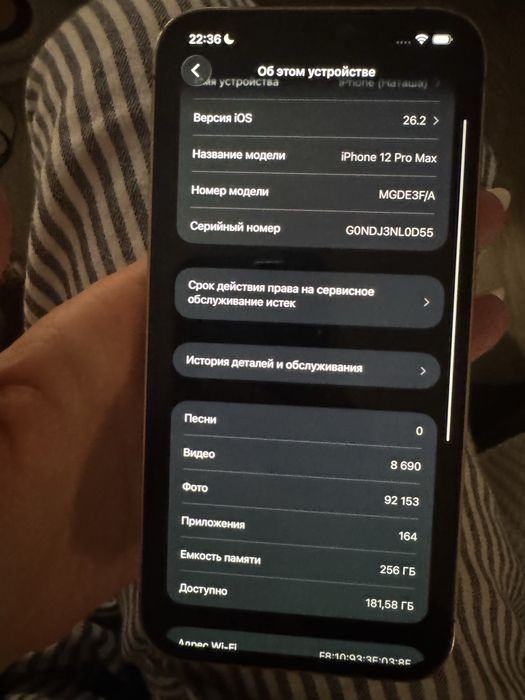 Iphone 12 pro max 256 gb