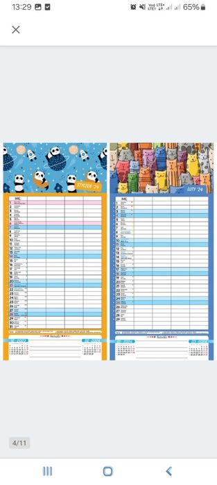 Planer kalendarz rodzinny