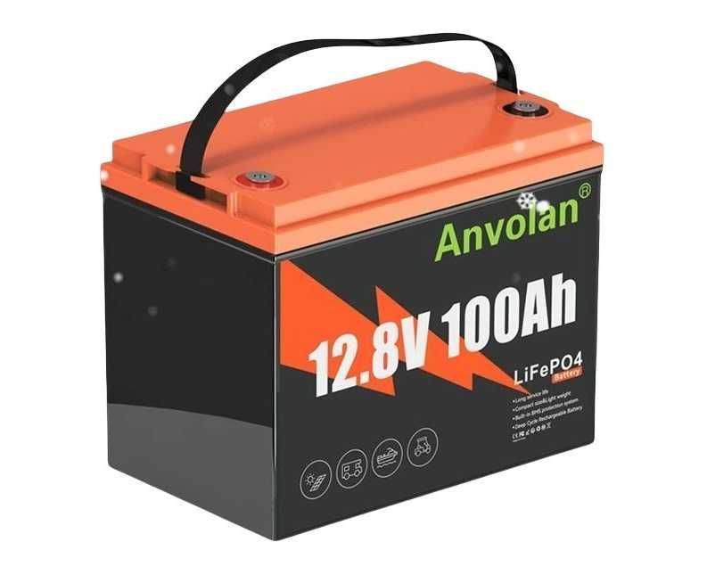 Акумулятор літій - залізо-фосфатний LiFePO4 100 Aч 12.8 В 1280Вт з БМС