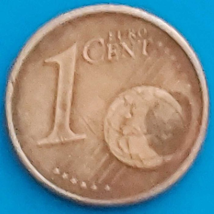 1 Cêntimo de 1999 de Espanha, Santiago Compostela