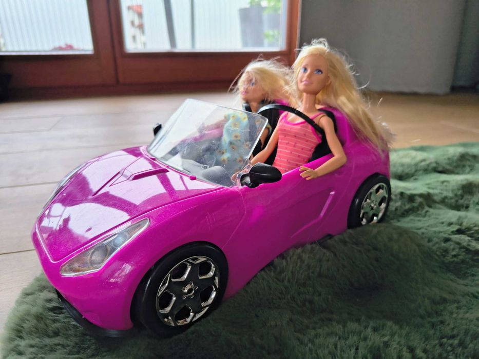 barbie, samochod barbie i rower barbie