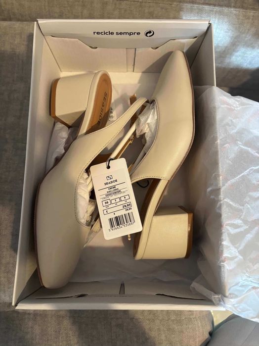 Sapatos mulher creme