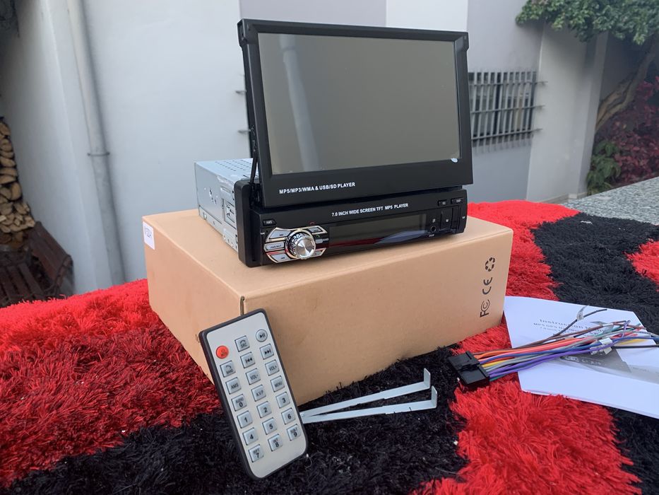 Auto-Rádio MP5 Retrátil Touch (NOVO) GPS/ Atende Chamadas etc