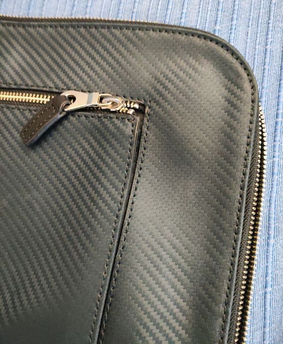 Estojo de Couro Preto Mark & Graham / VAE para Portátil/Documentos