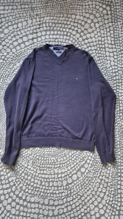 Sweterek w karo Tommy Hilfiger r.M