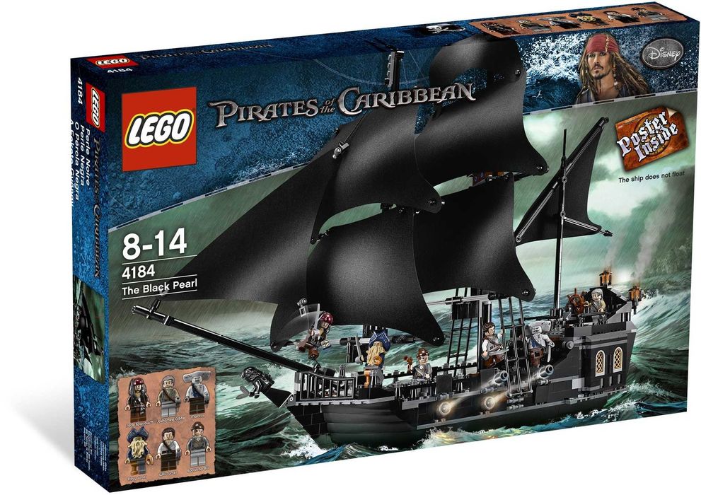 Lego Kingdoms 7189, Vikings 7019 e Pirates of the Caribbean 4184