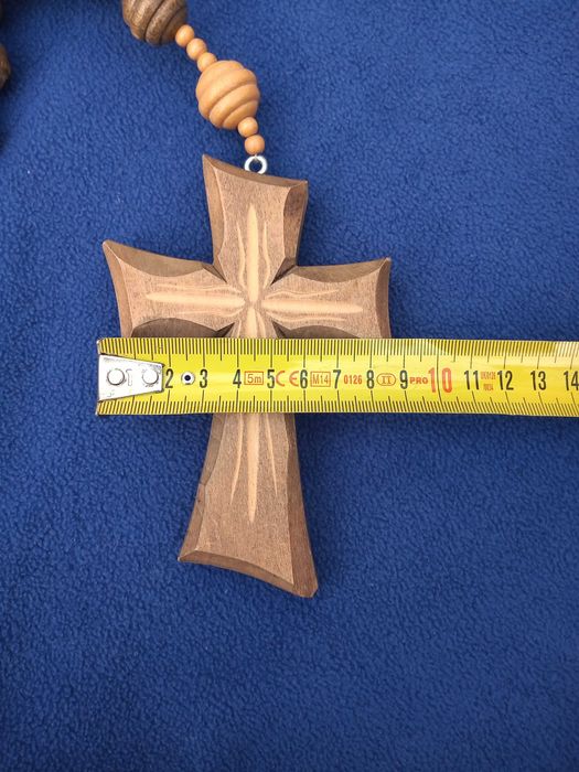 Różaniec drewniany duży