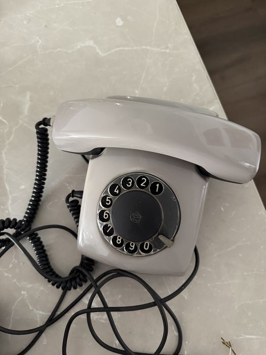 Stary telefon retro Spektr-3 ZSRR vintage PRL 1989 r. Tarcza obrotowa