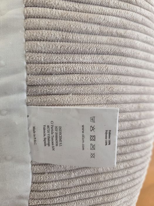 Puff poltronas estofada Sklum Thiago