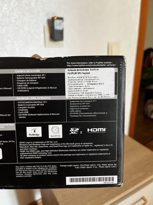 Fujifilm XF1 Black – ідеальний стан, повний комплект, 2 акумулятори
