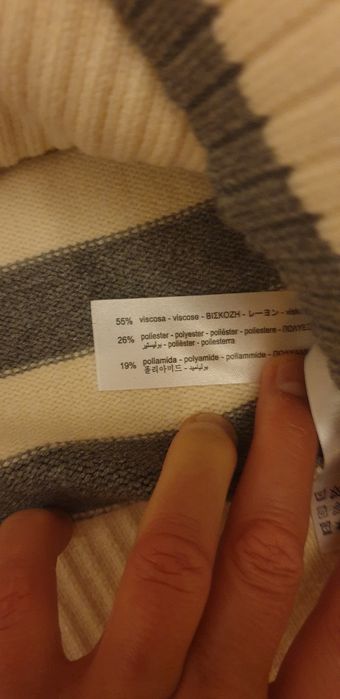 Zara sweter w paski