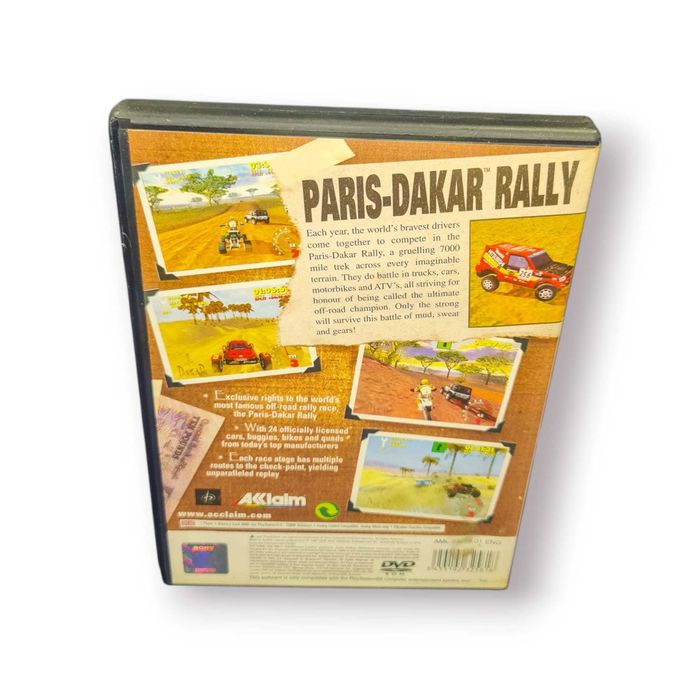 Paris-Dakar Rally – PlayStation 2 (Completo: Jogo + Manual + Folhetos)