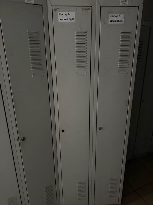 Шкаф металлический для одежды персонала