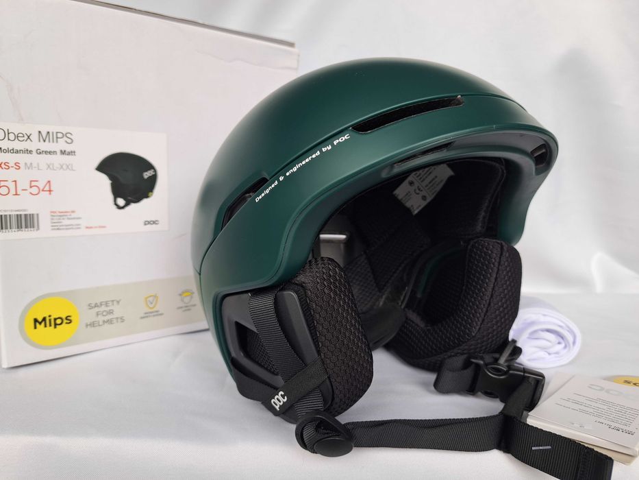 Kask narciarski POC Obex Mips Moldanite Green Matt XS/S 51-54cm