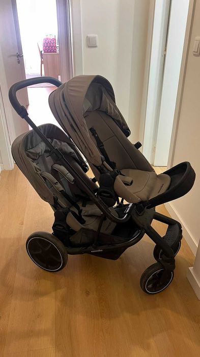 Carrinho de Gémeos Easywalker – Cinzento